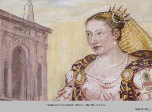 Villa Porto Colleoni; Salone del camino : Massinissa und Sophonisbe