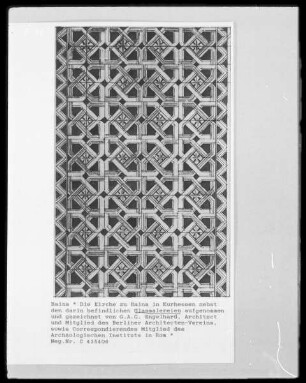 Die Kirche zu Haina in Kurhessen nebst den darin befindlichen Glasmalereien - aufgenommen und gezeichnet von G.A.G. Engelhard, Architect und Mitglied des Berliner Architecten-Vereins, sowie Correspondierendes Mitglied des Archäologischen Instituts in Rom