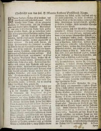 Nachricht von des seel. D. Martin Luthers Verlöbniß-Ringe
