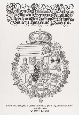 Wappen des Erzherzogs Karl