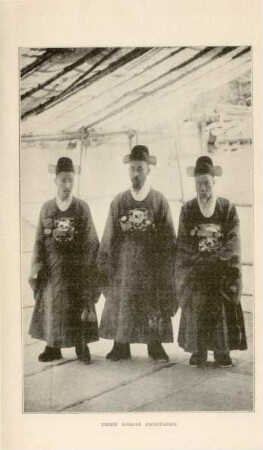 Three Korean dignitaries