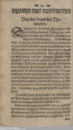 Von der Hand der Philosophen.