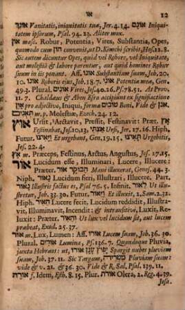 Johannis Buxtorfii Lexicon Hebraicum et Chaldaicum : accesssit lexicon breve rabbinico-philosophicum ... ; Cum Indice Locorum Scripturae et Vocum Latino