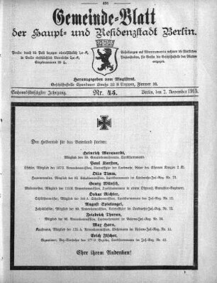 1915,45: Nr. 45, 7. November 1915