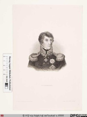 Bildnis Aleksandr Iwanowitsch Graf Ostermann-Tolstoj