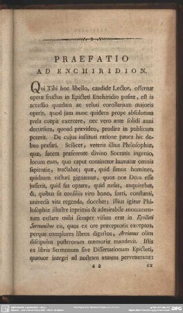 Praefatio Ad Enchiridion