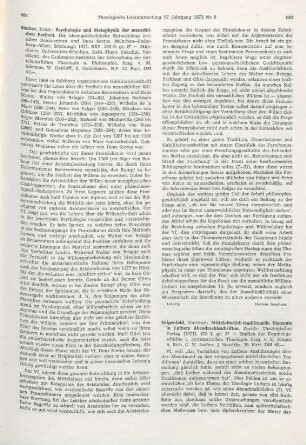 681-682 [Rezension] Stadter, Ernst, Psychologie und Metaphysik der menschlichen Freiheit