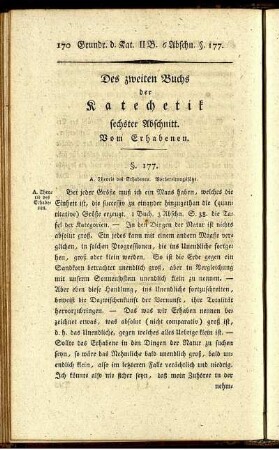 Sechster Abschnitt. Vom Erhabenen.
