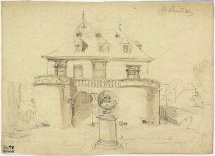 Schloss Birkenwald, Ostfassade