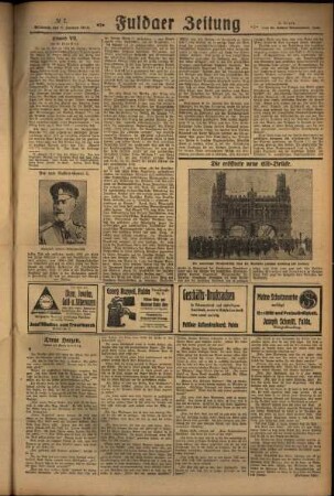 Dritte Ausgabe vom Mittwoch, den 09. Januar 1929.