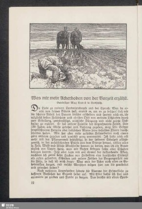 Was mir mein Ackerboden von der Vorzeit erzählt