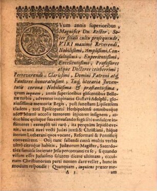 Oratio inauguralis de pontificatu Mosis, a Bartoldo Nihusio irrito conatu & frustra asserto