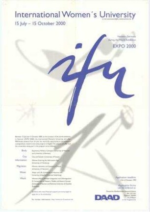 International Women's University ifu Hannover, Gemany during the World Exhibition Expo 2000