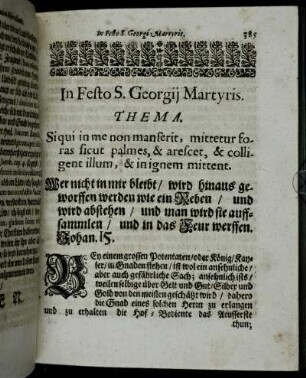 In Festo S. Georgij Martyris. - Dominica II. post Pascha.