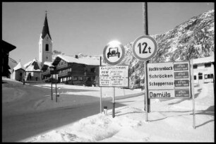 Warth: Hochkrumbach, Passstraße