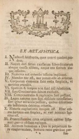 Ex metaphysica.