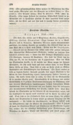 270-280 Kirchliche Statistik