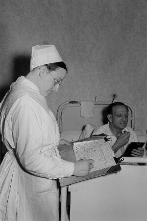 Reportage aus dem jüdischen Krankenhaus : Visite