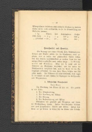 A. Alkoholische Genußmittel.