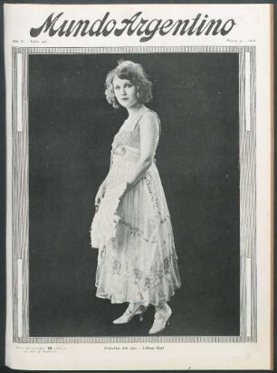Estrellas del cine. - Lillian Hall [Fotografía]