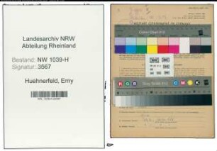 Entnazifizierung Erny Huehnerfeld , geb. 19.01.1904 ()