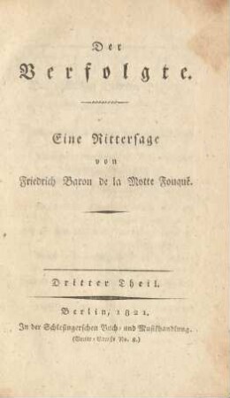 Theil 3: Der Verfolgte