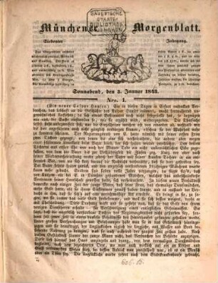 Münchener Morgenblatt. 1846