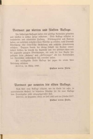 Vorwort zur vierten und fünften Auflage
