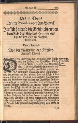 Dritter Periodus, oder Zeit-Begriff