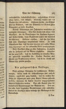 323-334, Die gelegentlichen Anfänge.