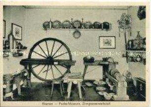 Postkarte aus der Ausstellung des Bremer Focke-Museum