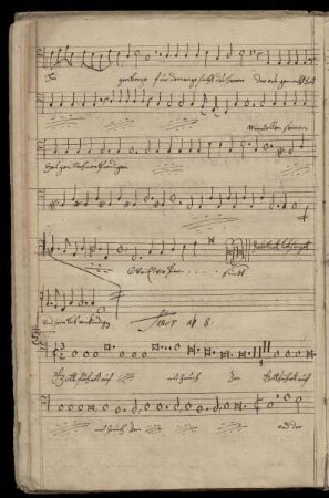 [Handschrift:] Gott fähret auf mit Jauchzen
