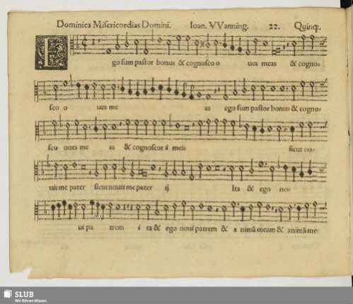 22. Ego sum pastor
