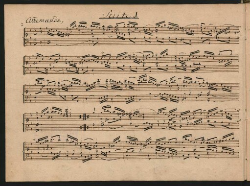Suiten; cemb; d-Moll; BWV 812