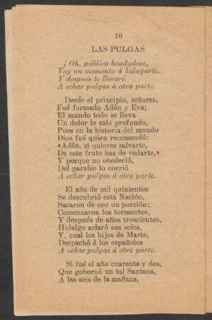 Las pulgas.