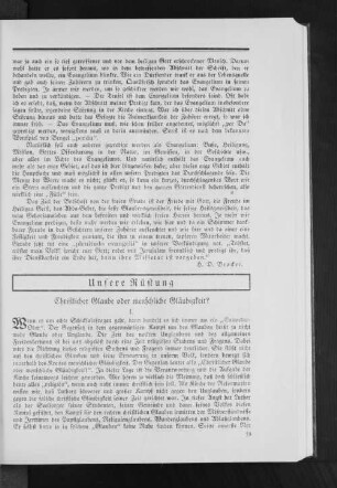 Unsere Rüstung