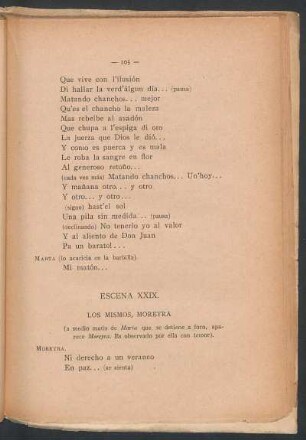 Escena XXIX. : Los mismos, Moreyra