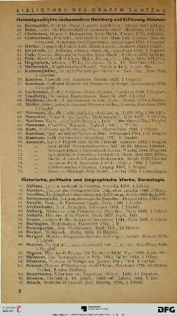 Heimatgeschichte, insbesondere Hamburg und Schleswig-Holstein (Nr. 45-76)