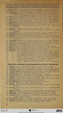 Heimatgeschichte, insbesondere Hamburg und Schleswig-Holstein (Nr. 45-76)