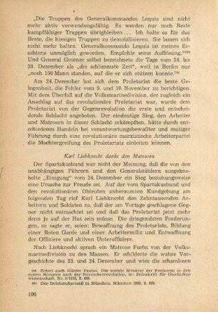 Karl Liebknecht dankt den Matrosen