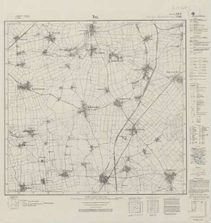 4904 (alte Nr.: 2840) Titz, Meßtischblatt (4cm - Karte)