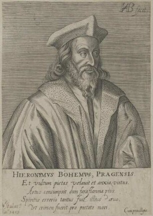 Bildnis des Hieronymus Pragensis