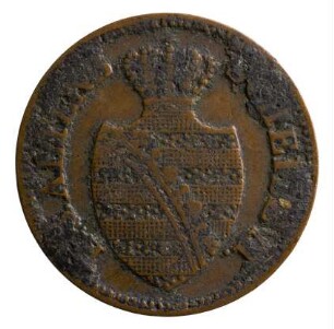 Münze, Pfennig, 1863