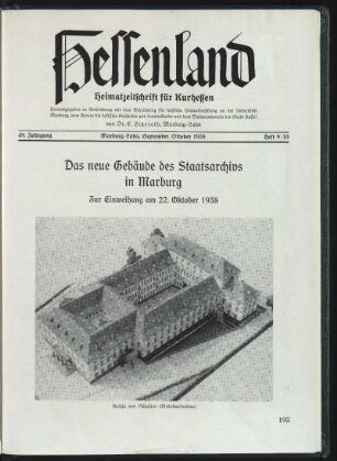 Heft 9/10, September/Oktober 1938