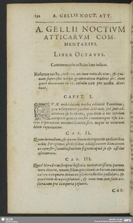 Liber Octavus