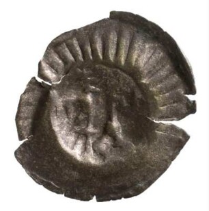 Münze, Hohlpfennig, 15.Jh.