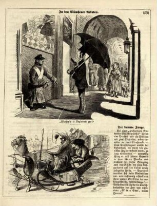 "In den Münchener Arkaden" "Der dumme Junge"