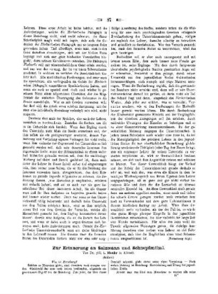 Zur Erinnerung an Salzmann und Schnepfenthal : (Schluss)