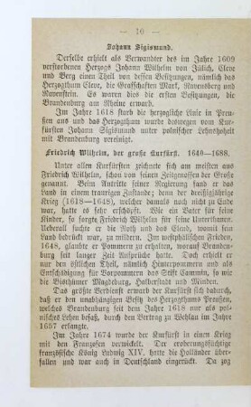 Friedrich Wilhelm, der große Kurfürst. 1640-1688