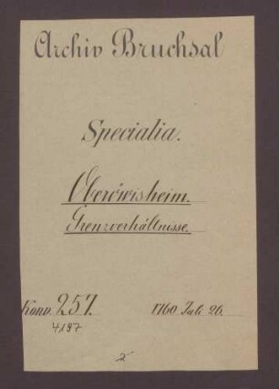 Grenzrenovation zwischen Münzesheim und Oberöwisheim.